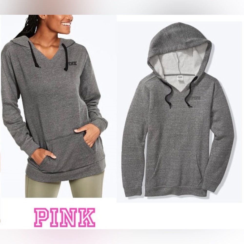 PINK Victoria's Secret Charcoal Hoodie